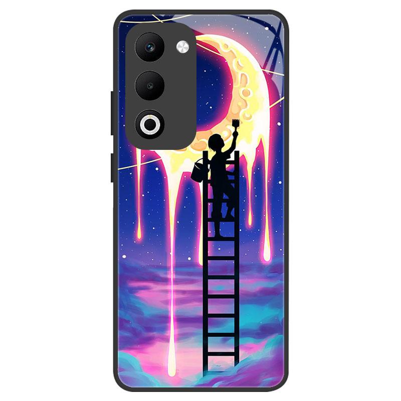 For OPPO A5 A5M Case Luxury Tempered Glass Phone Case For Oppo A5i Pro Shockproof Hard PC Back Cover Camera Protection Fundas