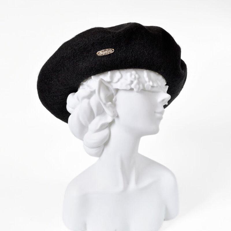 Женская беретка Junbie с серебряной этикеткой L (58-60cm)