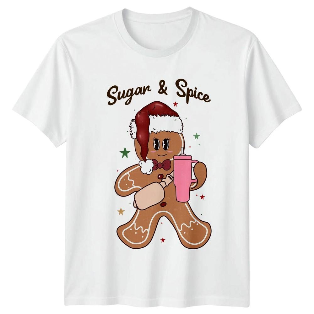 Sugar Spice Christmas Gingerbread Unisex Unisexs Unisexs Graphic Tee S