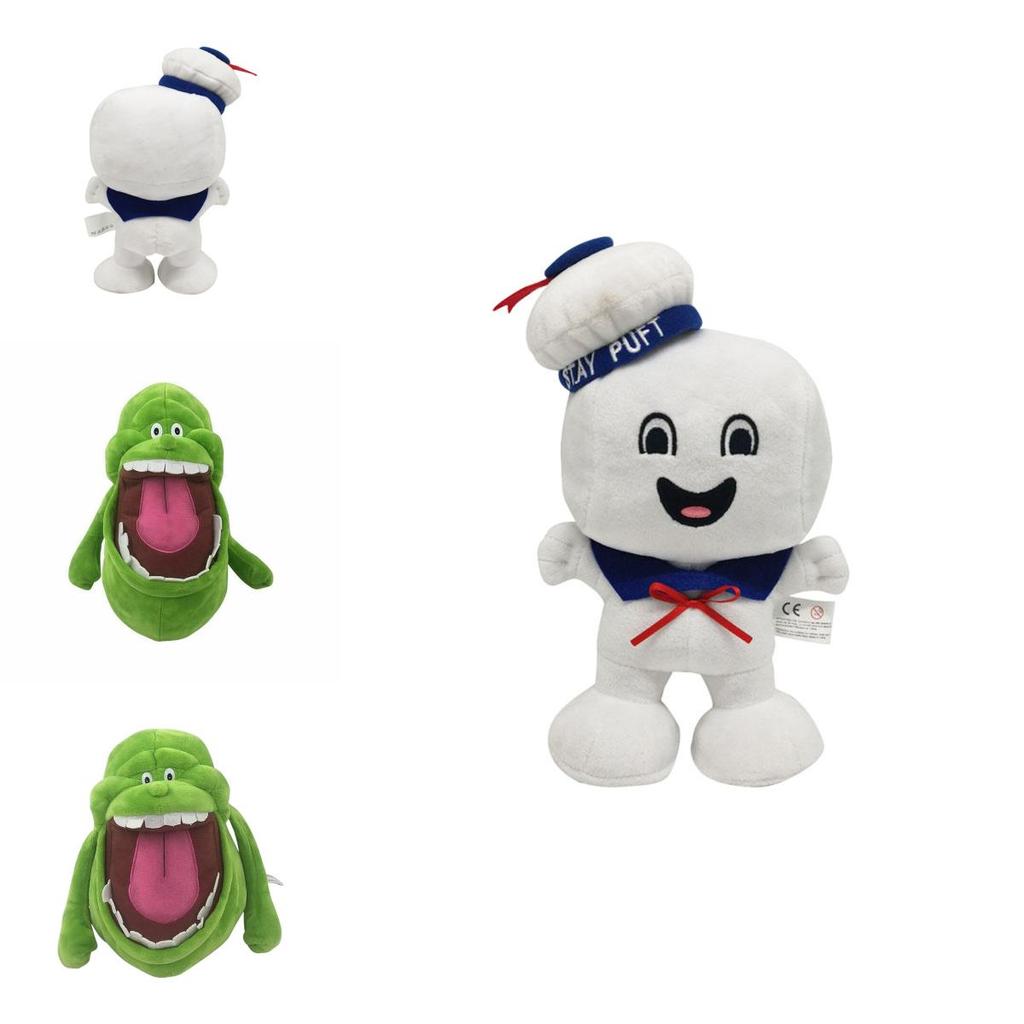 Adorable Ghostbusters Slimer Plush Doll Soft Stuffed Toy Perfect For Kids Gifts