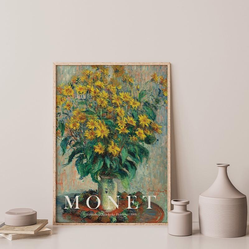 Claude Monet Famous Artist Classic Masterpiece Collection Poster Canvas Painting Wall Art Picture for Room Home Office Decor