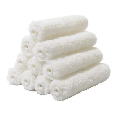 Rodillo de Pintura de Microfibra Pequeño Hakeichi Rodillo de Gran Valor, Blanco, 6 pulgadas, 13 mm, Juego de 10 Piezas,