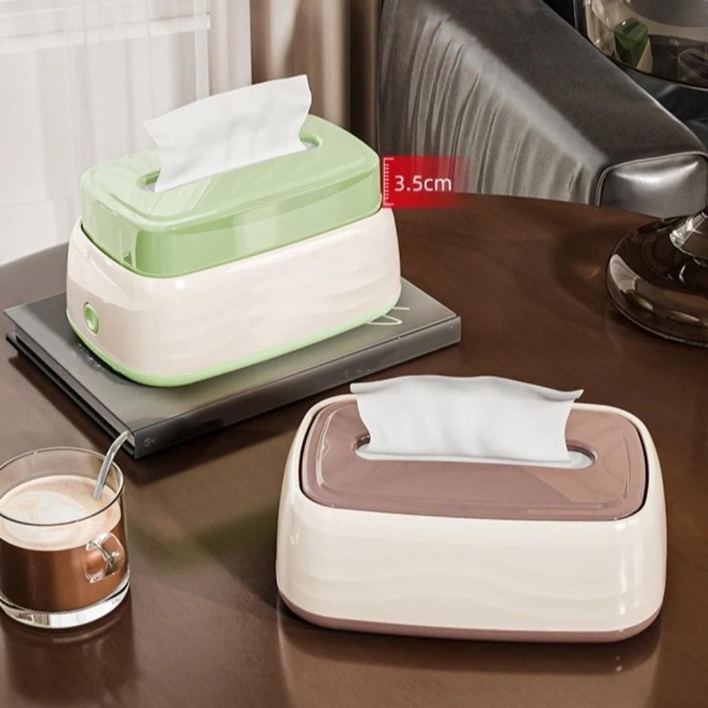 Plastic Tissue Box Holder Dust-proof Paper Towel Storage Box Modern Napkin Holder Dining Room