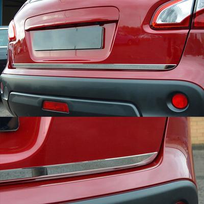 NISSAN QASHQAI - Chrome Trunk Trim - Tailgate Accent - Premium Car Rear Detail - Shine Enhancer Tuning Tuning