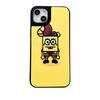 Silicone 3D Stereo SpongeBob Phone Case for iPhone 11/12 Pro/15 Pro Max