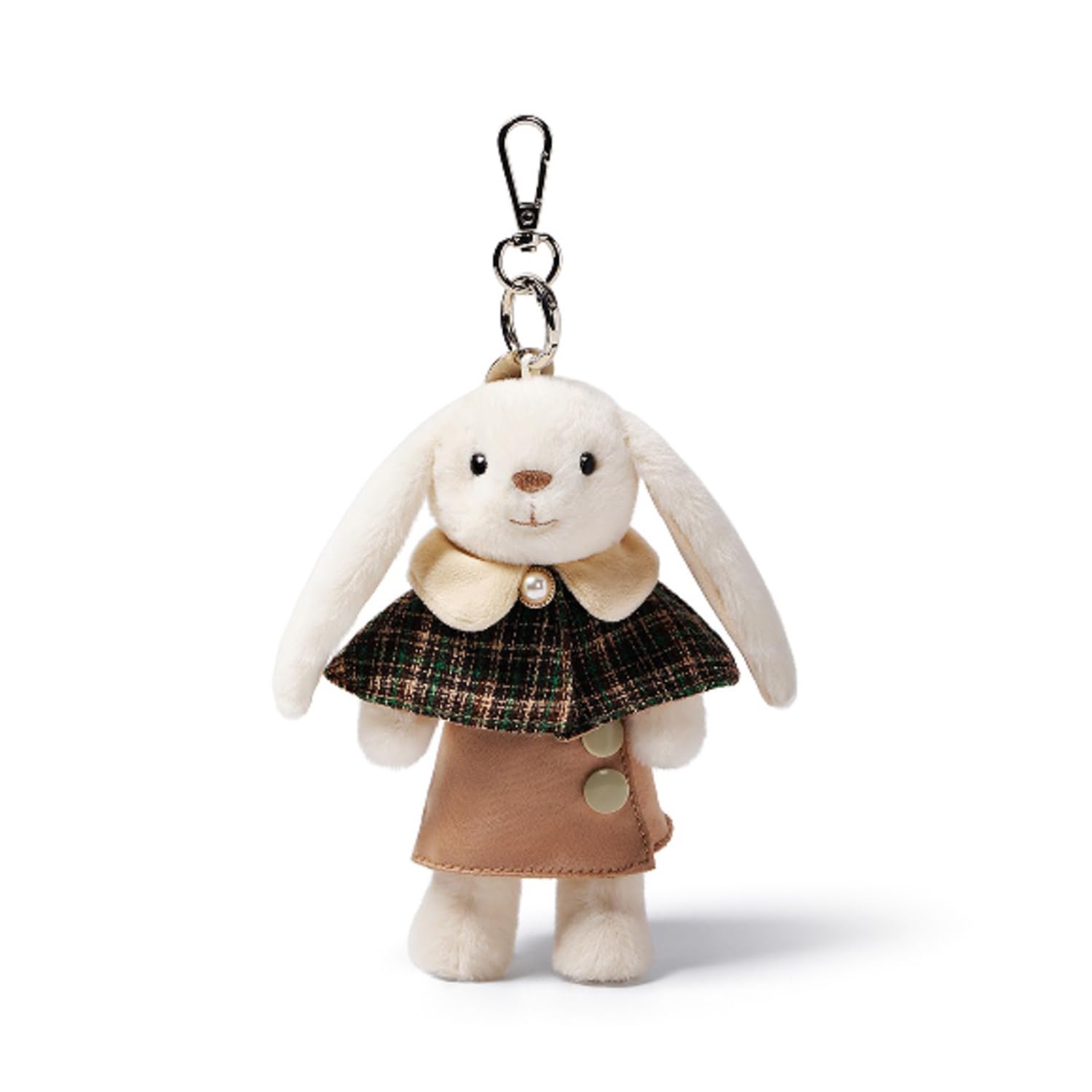 McHugs Khaki Cloak Leveret Charm Rabbit Khaki Cloak Keychain MC600144