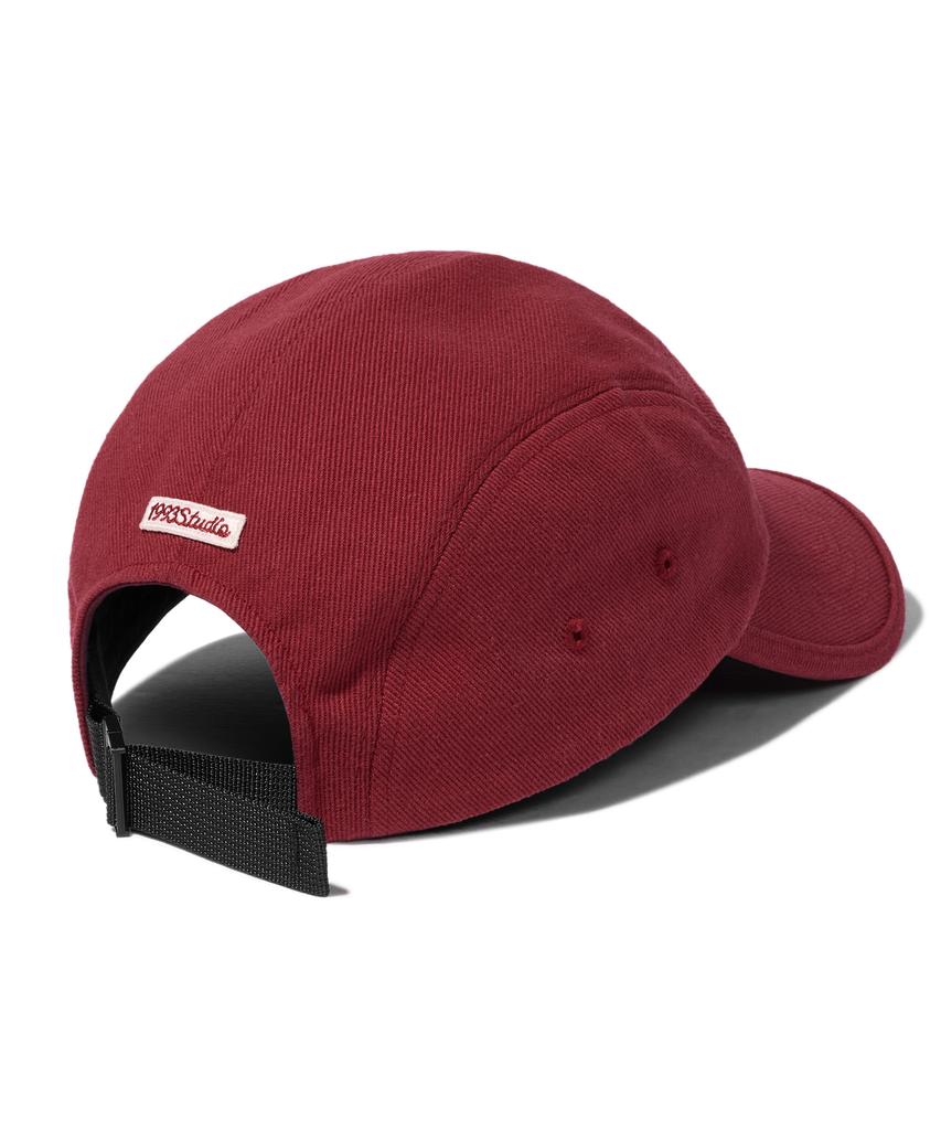 1993STUDIO Sincerity Natural Twill Camp Cap_Dark Red
