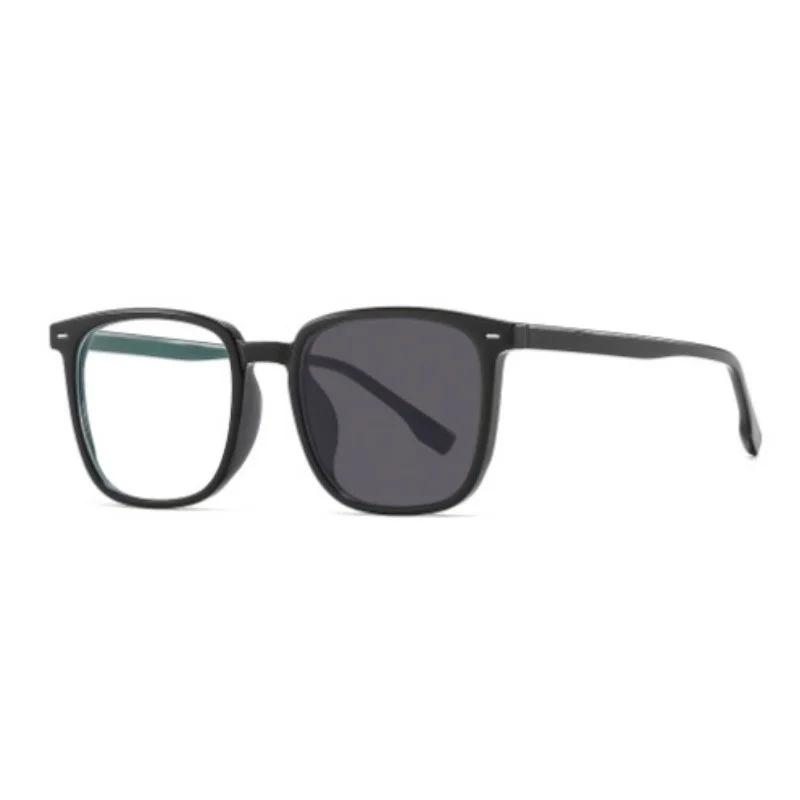 2PCS Pochromic Anti Radiation Eye Glasses For Women Men Anti Rad Sun Adaptive Glass Square Anti Blue Light