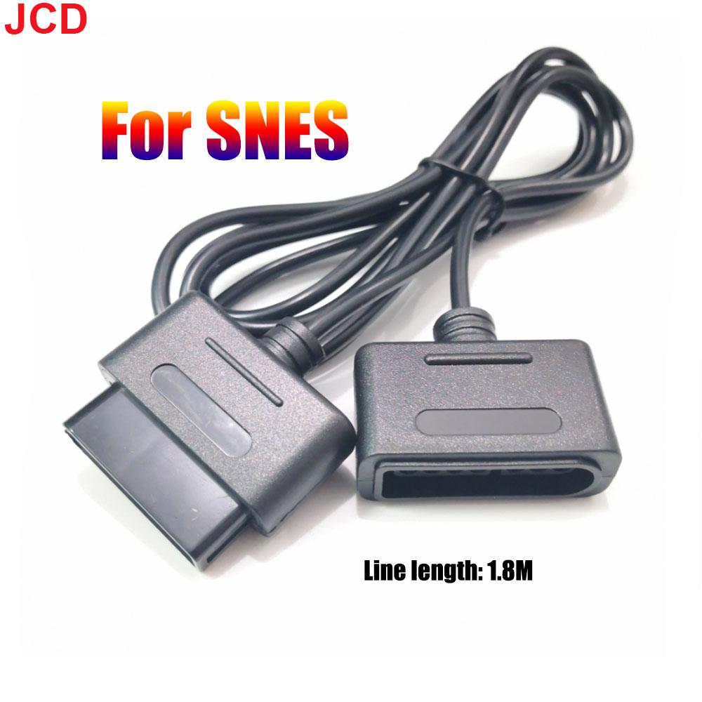 

JCD 1pcs 1.8m Game Controller Extension Cable Data Cord For SNES Controller Extension Cable For Super SNES Controller