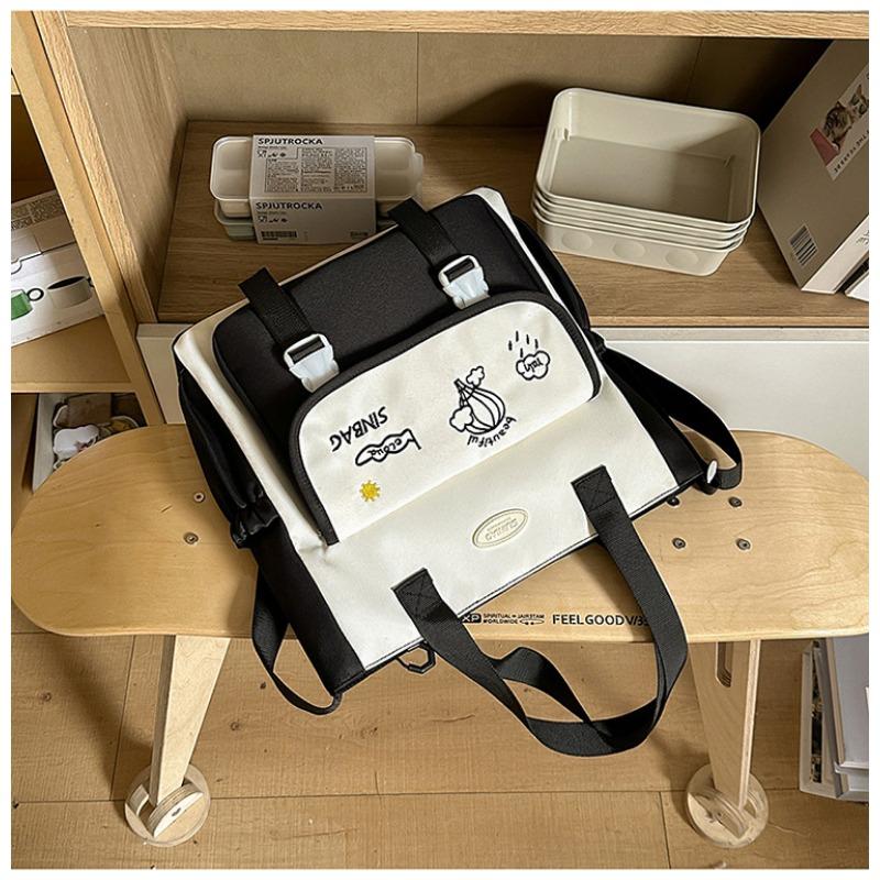 

Школьный рюкзак новый высококачественный в стиле колледжа свежий и милый дофаминовый косметичка легкий дорожный рюкзак