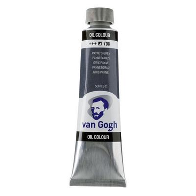 Ölfarbe - Van Gogh - PAYNE S2 S Grau - 40ml - Intensive Farbe - Für fortgeschrittene Künstler