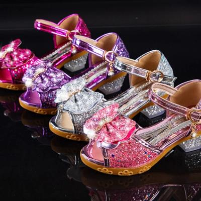 Chaussures de mode pour filles Antidérapantes Chaussures décontractées pour enfants Chaussures de princesse simples pour filles Sandales pour enfants à semelle souple