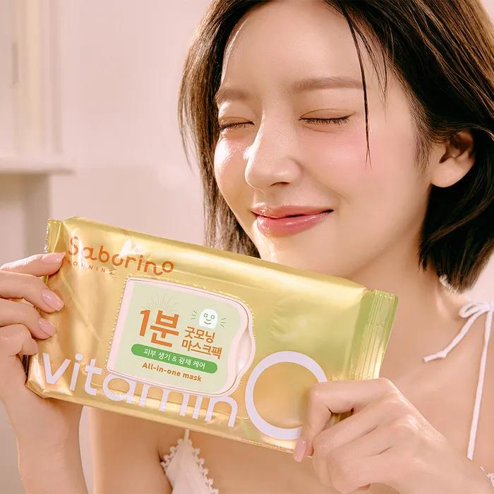 Saborino Morning Facial Sheet Mask Vitamin C 30ea