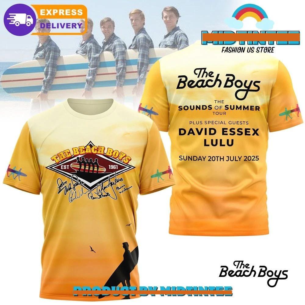 The Beach Boys The Sounds Of Summer Tour 2025 Polyester T Shirt Full Size S5XL Unisex T-Shirt L