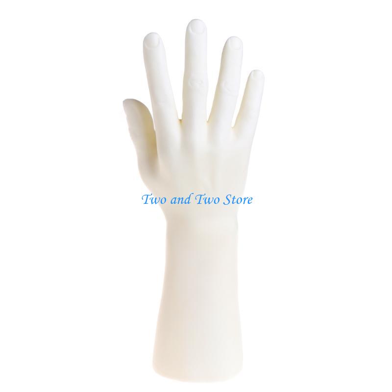 HX6F Male Mannequin Hand Jewelry Display Holder Stand Glove Stand Holder Show белый