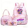 KPOP Witch Hunters Printed Student School Bag Backpack Shoulder Pencil Case Three-piece Set