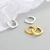 Minimalist Geometric Polygon Hoop Earrings For Women Chic Simple Fashion Ear Cuffs Elegant Jewelry
