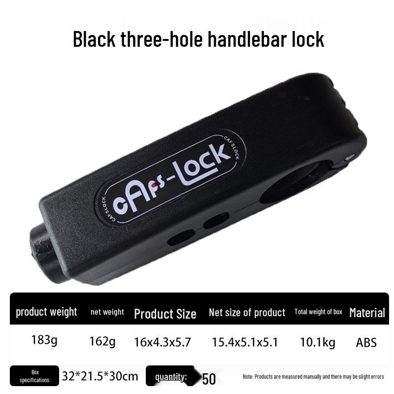 Universal Anti-Theft Throttle & Handlebar Lock for Electric Cars, Scooters, and Motorcycles