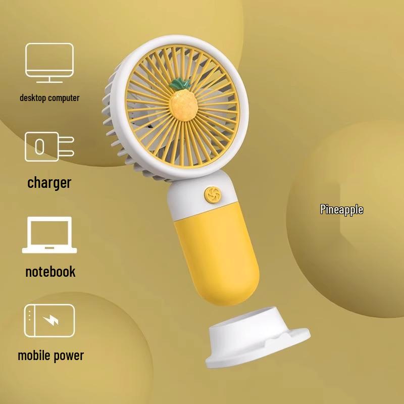Portable Rechargeable Mini Desktop Fan – Cute & Cool