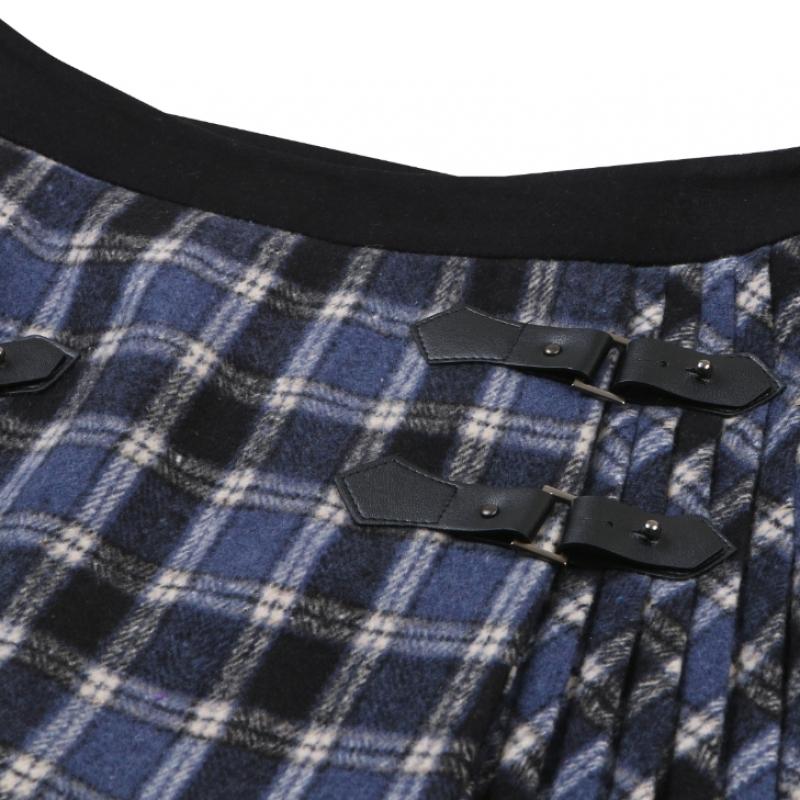Onoff Women Wrap Skirt Of4012lb Navy