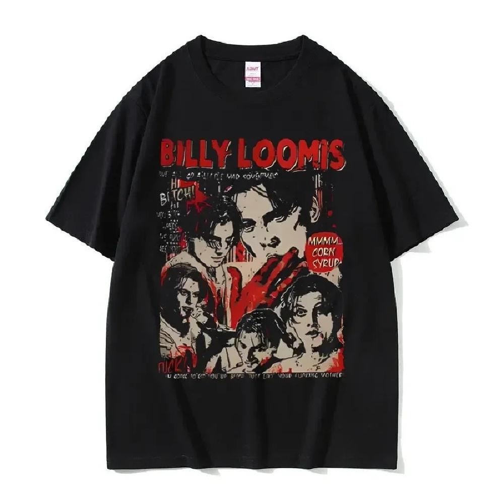 Винтажная футболка 90-х годов с изображением фильма ужасов «Крик» Билли Лумиса «Мы все немного сошли с ума» (Billy Loomis We All Go A Little Mad Billy T Shirts Men Women Fashion Retro Oversized Top) S