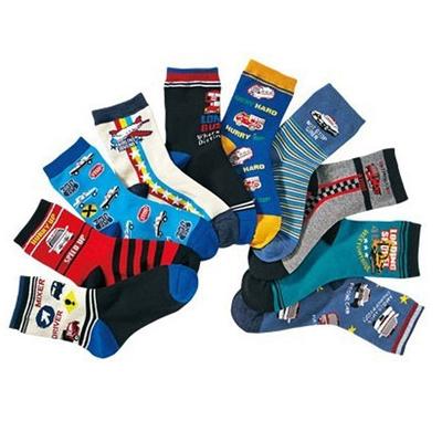 Kids Cool Crew Length Vehicle Set of 10 Colorful Going To Commuting To Vehicles [Konamiya] Socks, Boys' Socks, Children's Socks, Design, Pairs, Socks,