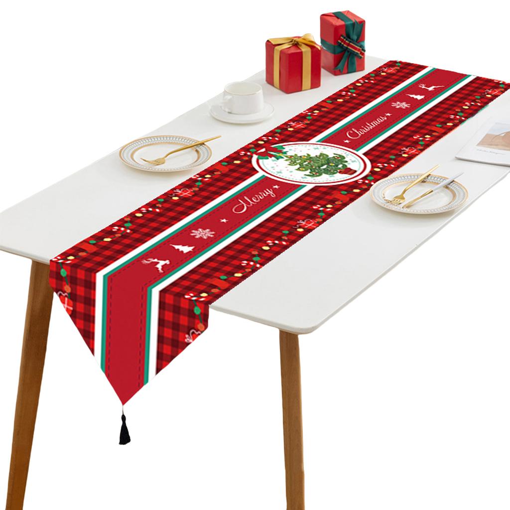 Xmas Table Runner Seasonal Winter Kitchen Dining Table Decoration Christmas Decorations Table Runner Christmas Tablecloth