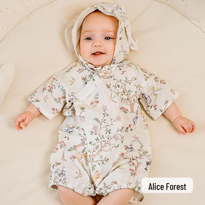 EMXEE Baby Summer Gauze Romper