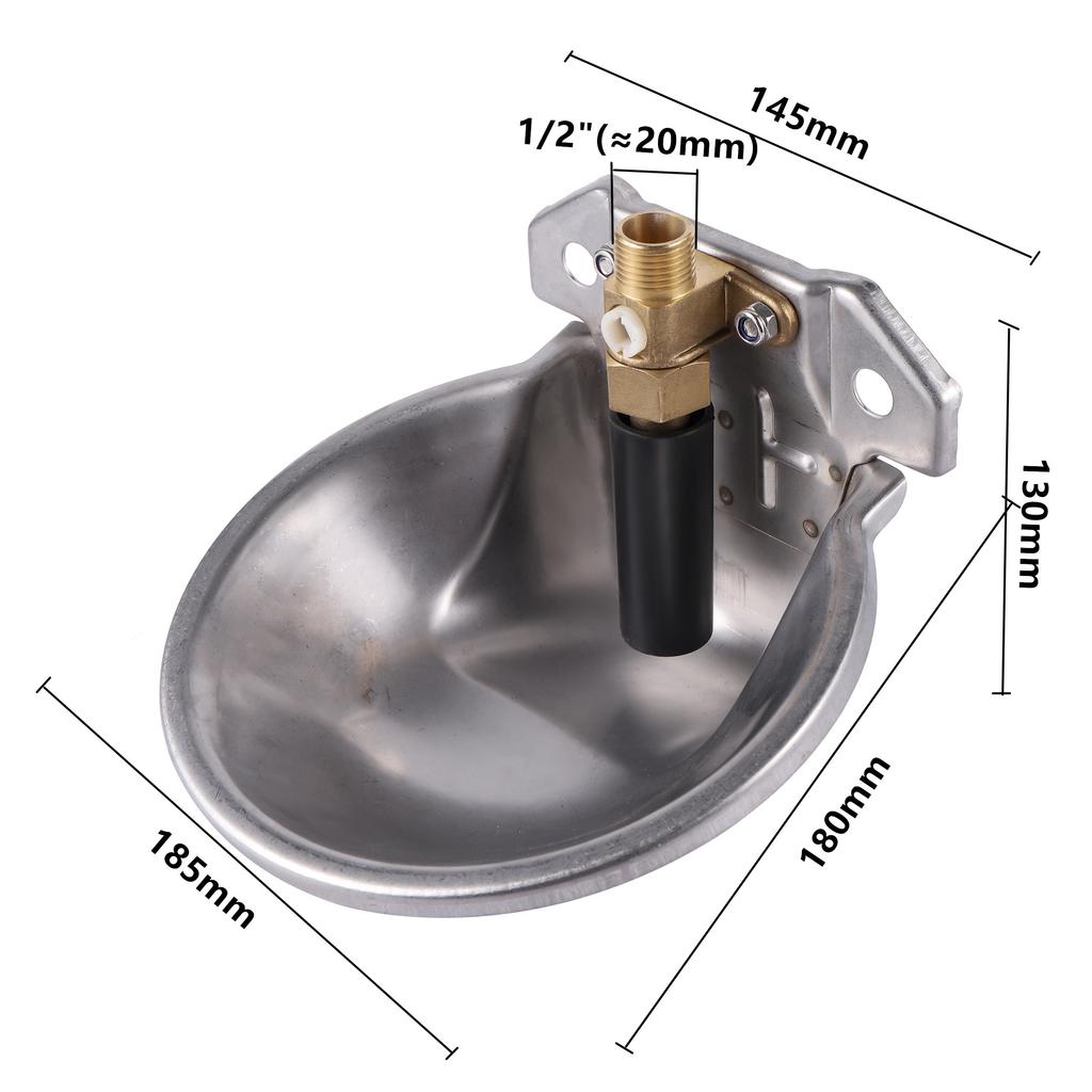 Sheep Goat Automatic Drinking Bowl Trough Goat Water Tank Sheep Drinker Sheep Feeder Professional Farm Supplies Farm Drinker 1Pc