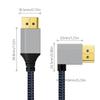 4K 60Hz Video Cable Fast Speed Braided with Male To Male Extension Connectors for Computer Graphics