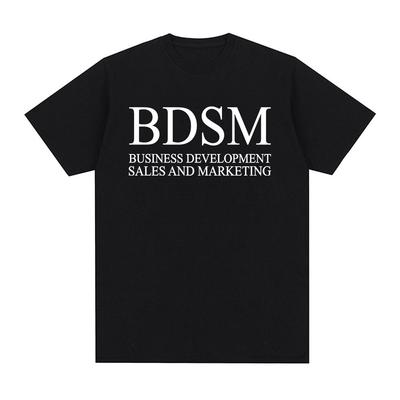 Funny Short Sleeved Pure Cotton T-shirt, Funny Men's and Women's Top, Black and White T-shirt, Parody, Fun, Evil Abbreviation
