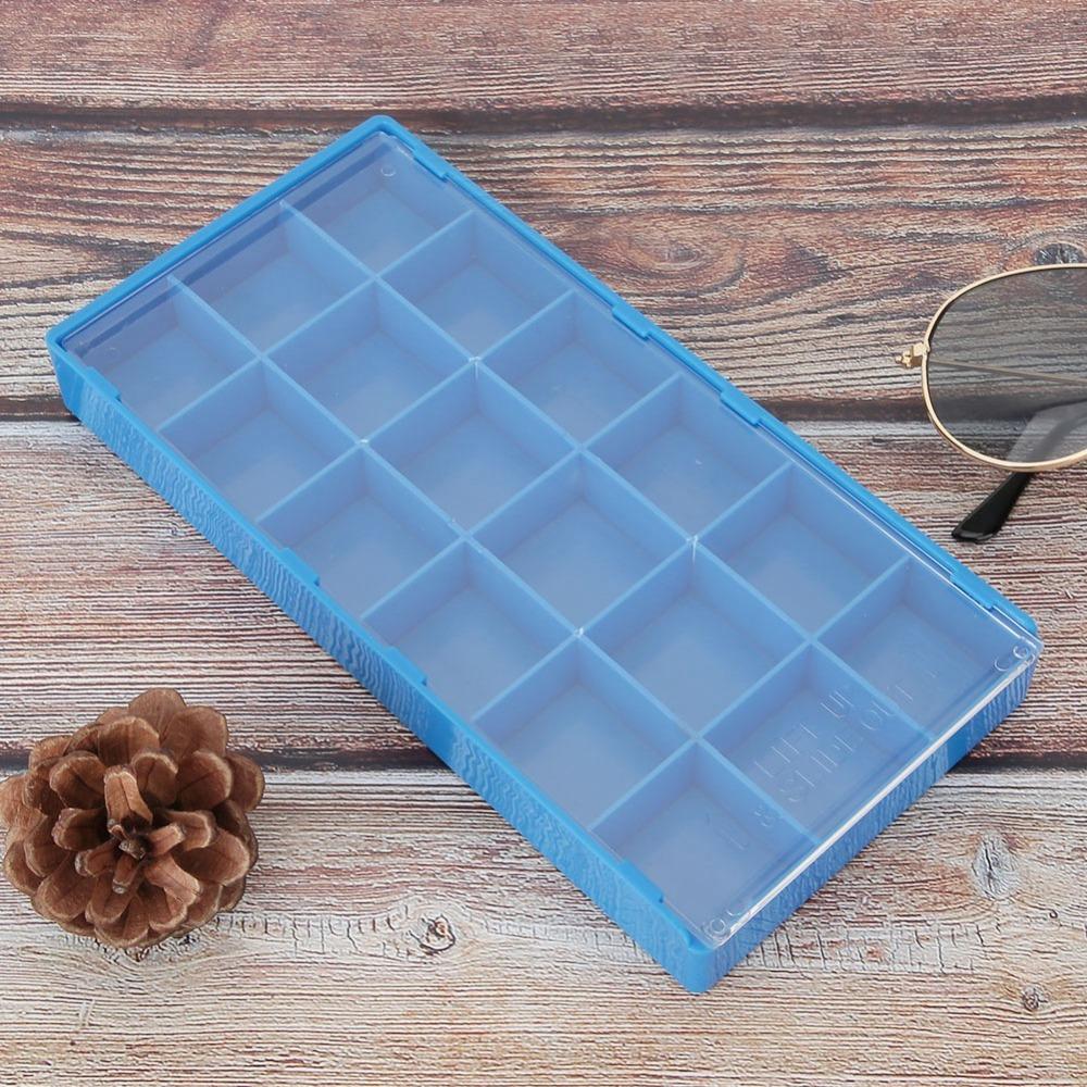 

Plastic Material Watch Parts Storage Box 8 Grid Watchmaker Repairing Tools Parts Organization 18 grids