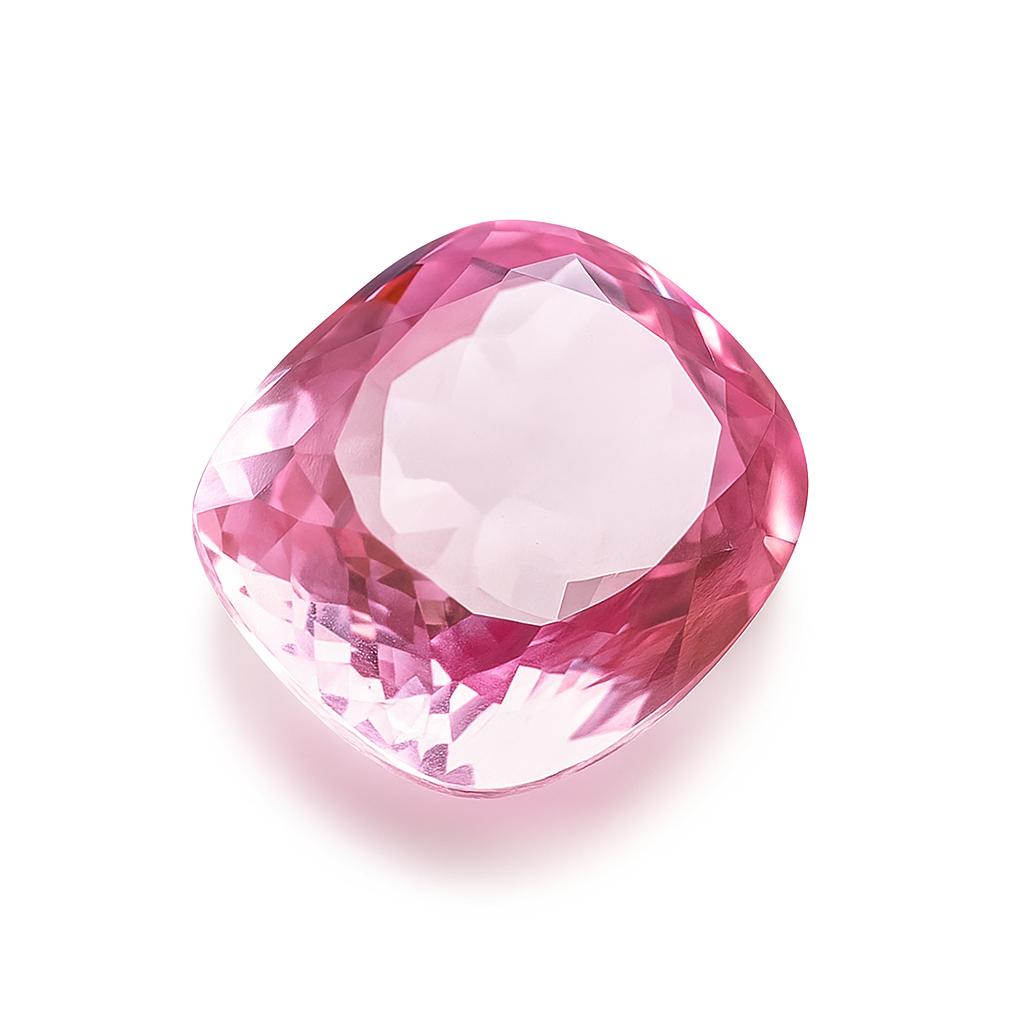 Natural Pink Sapphire Loose Gemstone Sri Lanka 15 Ct Cushion Cut September Birthday Birthstone
