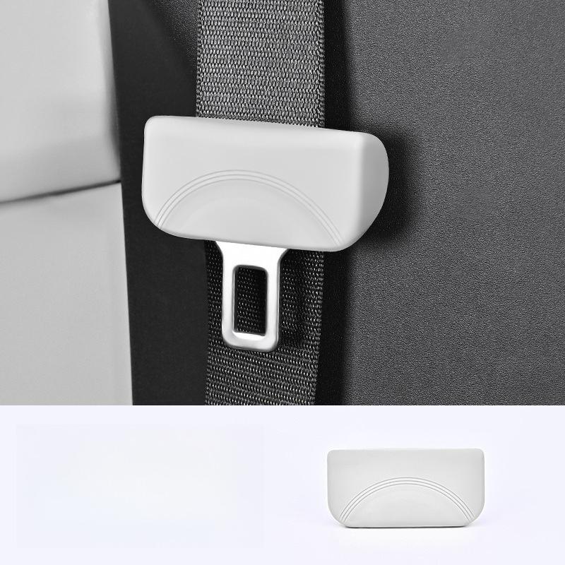 Car Safety Seat Belt Anti-Scratch Cover Silicone Button protective case Universal Car Seat Belt Socket Protective Cover