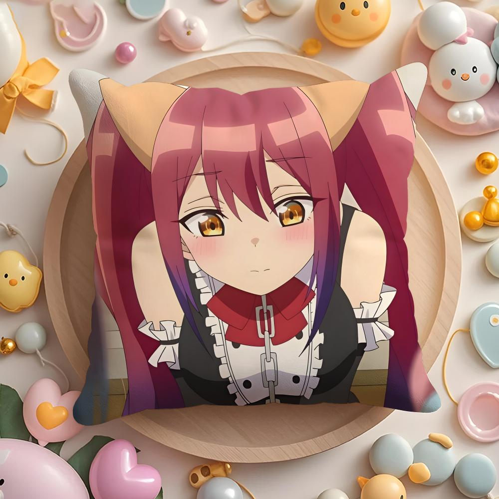 B-Bad G-Girl Anime Cushion Cover Home & Car Multi-Scene Pillow Cover - Reversible, Soft & Durable for Daily Use