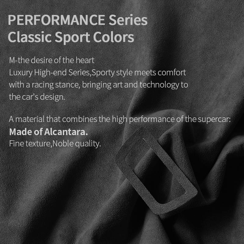 For BMW 5 Series G30 G38 6GT Made of Alcantara Car Trunk Button Decorative Trim Frame Sticker Interior Custo Tuning Accessories