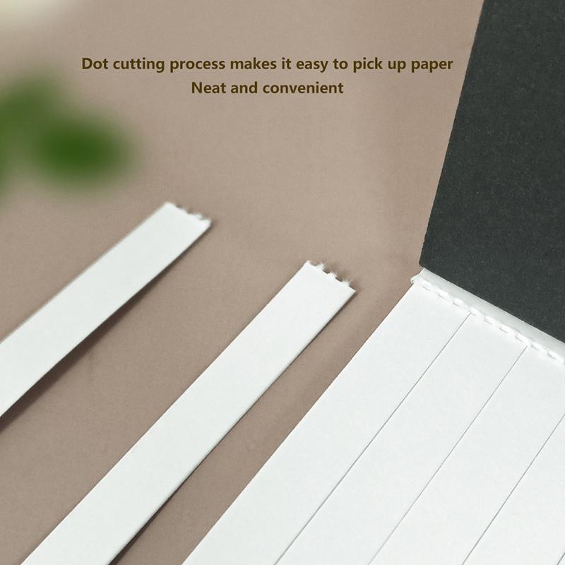 100/500 Stück Schwarze Test-Aromatherapie-Duft-Parfüm-Ätherische Öle Test-Tester-Papierstreifen Buch Baumwoll-Saugpapier