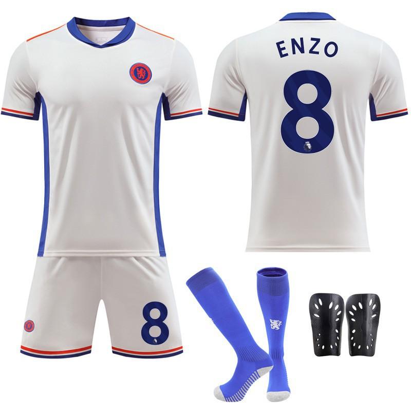 2425 Chelsea Away Football Jersey Kit No. 20 Palmer 8 Enzo 19 Sancho Sportswear Adult