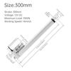 12V Linear Actuator High Speed 14mm/s 1000N/220lb IP54 Waterproof Heavy Duty Linear Motion Actuator with Mounting Bracket