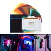 20-Pack Color Correction Filters 20 Different Colors Correction Lighting Gel Filter for Photo and Video Film for Lamp