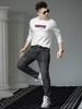 European-Style Men's Long-Sleeve T-Shirt 2025 New Trendy Brand Beaded Print Round-Neck Casual Top for Men in Autumn