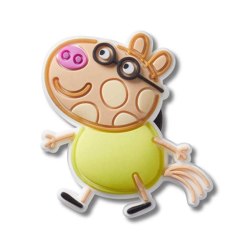 Crocs Peppa Pig Design PVC Shoe Accessories Women's Yellow