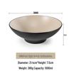 Large Frosted Melamine Ramen Bowl - Japanese-Style Restaurant Noodle Bowl for Mala Tang, Luosifen, Soup, and Rice Noodles