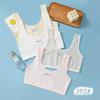 Girls' Thin Cotton Training Bra for Elementary Students - Sports, Anti-Nipple Show, Early Development, Single Layer