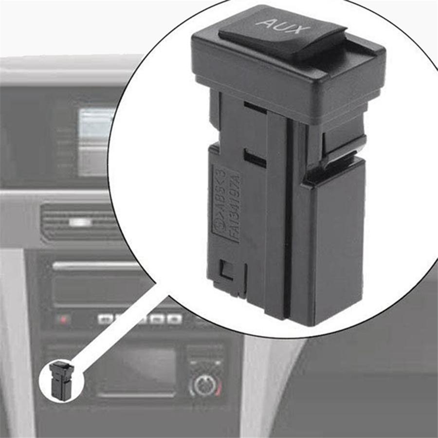 1PC Auxiliary Aux Stereo Adaptor Audio Jack Plug Fit For Toyota Camry Venza 86190-02020