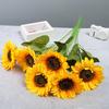Floral Artificial Sunflower Decoration For Home Interior And Photography Prop