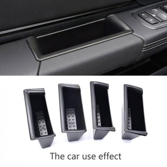 4PCS For -2025 Ram 1500 Car Door Side Armrest Organizer Storage Box