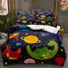 3D Space Cartoon Pattern Bedding Set Kid Boys Baby Quilt Cover Pillowcase 2/3pcs Single Double Bed Cover Gift Bed Set