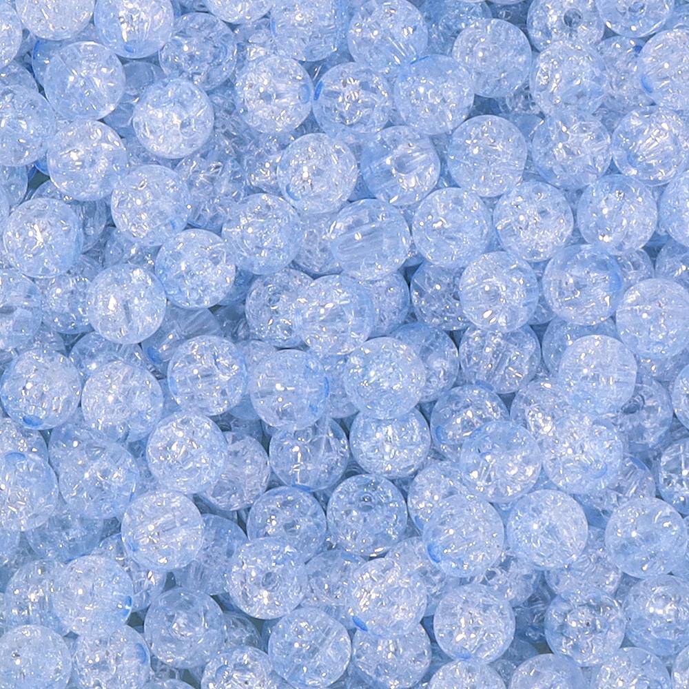 50pcs/Lot 8 10mm Colorful Cracked Beads Acrylic Beads Colorful Round Loose Spacer Bead For Jewelry Making DIY Bracelet Necklace