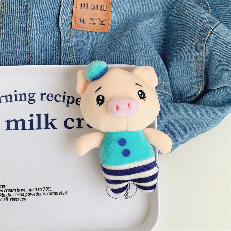 

Плюшевая кукла-свинка, мультяшная милая кукла-подвеска, мини-кукла-гусеница, детские игрушки Height about 12cm